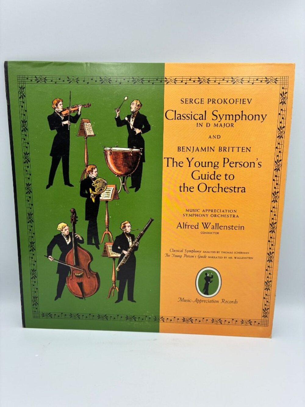 Serge Prokofiev Classical Symphony & Benjamin Britten The Young Persons Vinyl LP
